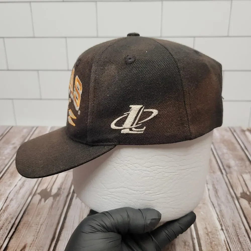Vintage Texas Longhorns Logo Athletic Spike Snapback Hat Faded Wool Blend